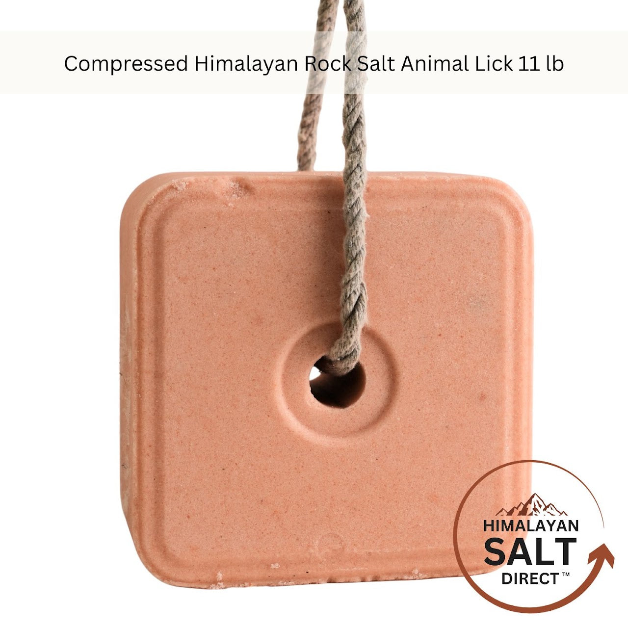 11 lb Compressed Himalayan Salt Animal Lick Block